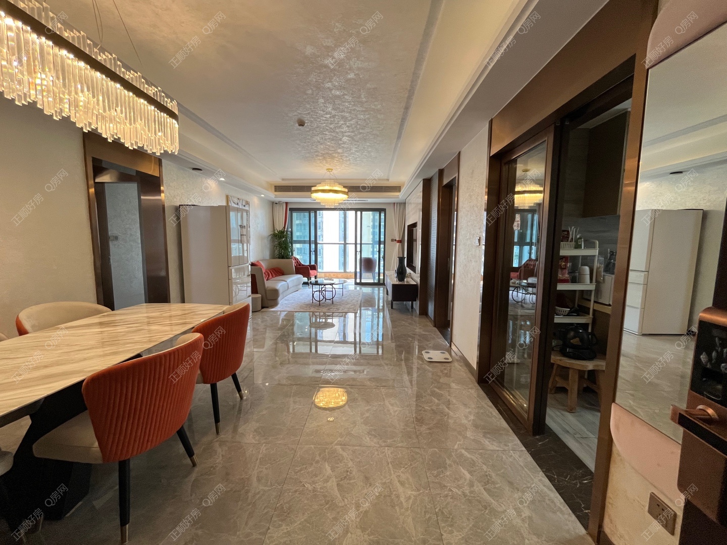 珠海中铁诺德国际客厅照片_中铁诺德国际 3房2厅2卫 精装 128.80平