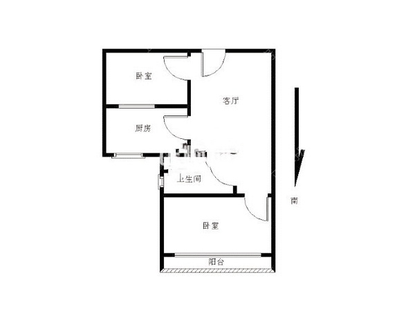 新都会花园户型图1217110
