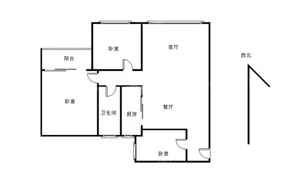 燕都3室2厅1卫在售房源图片