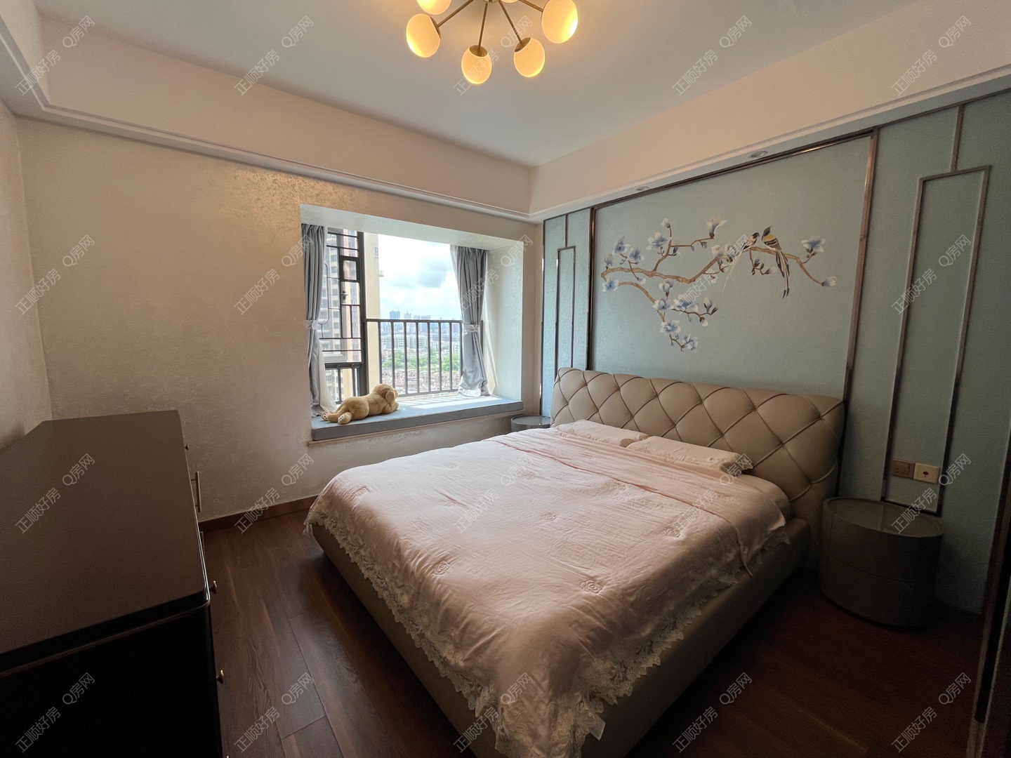 珠海中铁诺德国际卧室照片_中铁诺德国际 3房2厅2卫 精装 128.80平