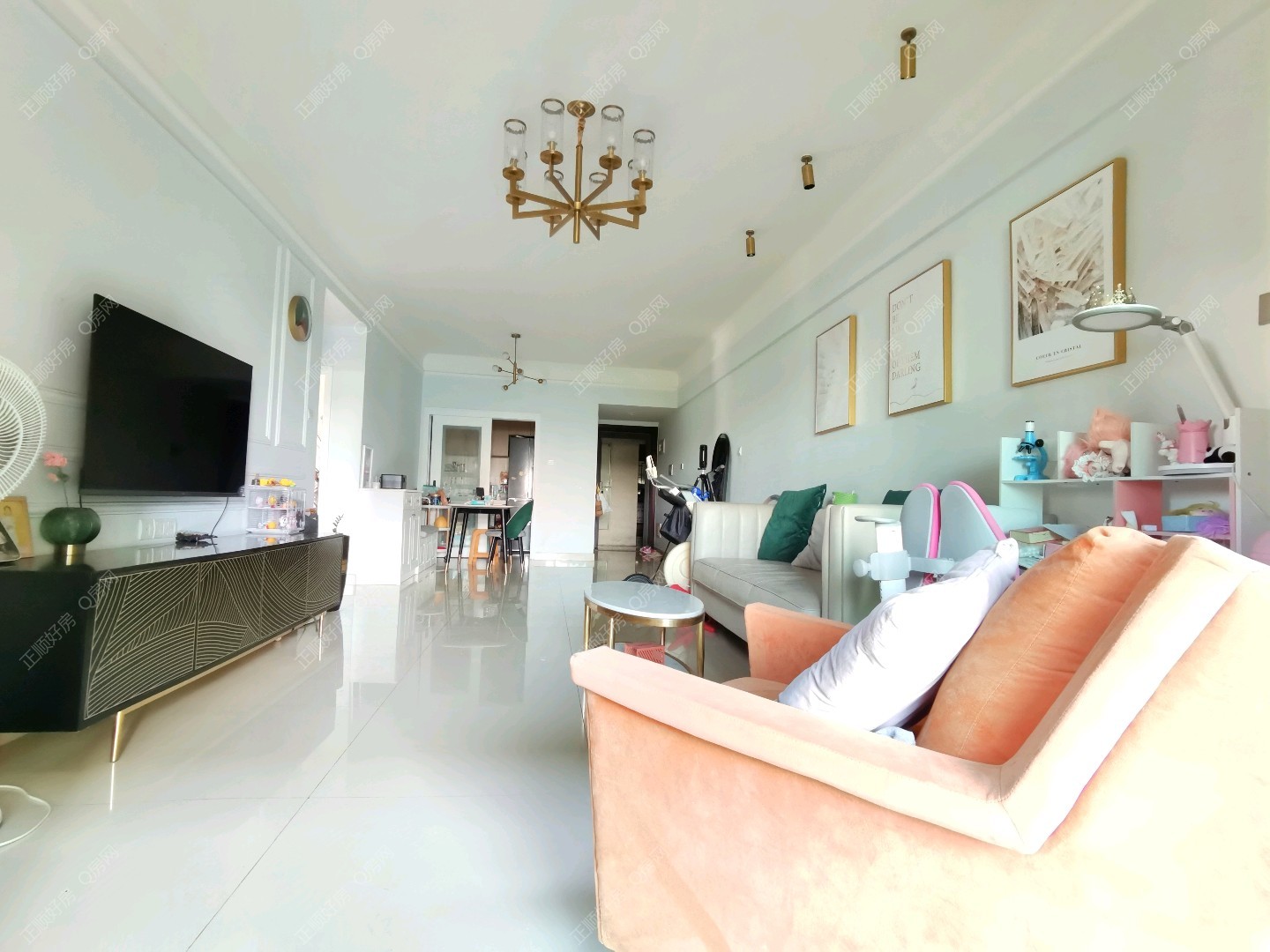 御景国际花园 2房2厅1卫 精装 81.64平