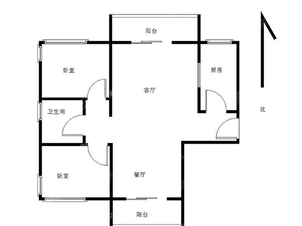 华发新城五期2室2厅1卫在售房源图片