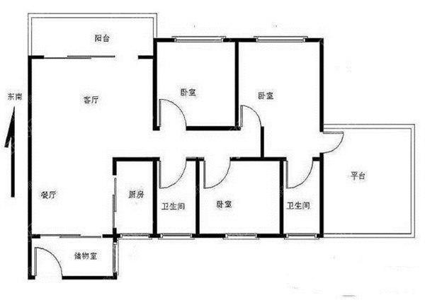 万威美地3室2厅2卫在售房源图片