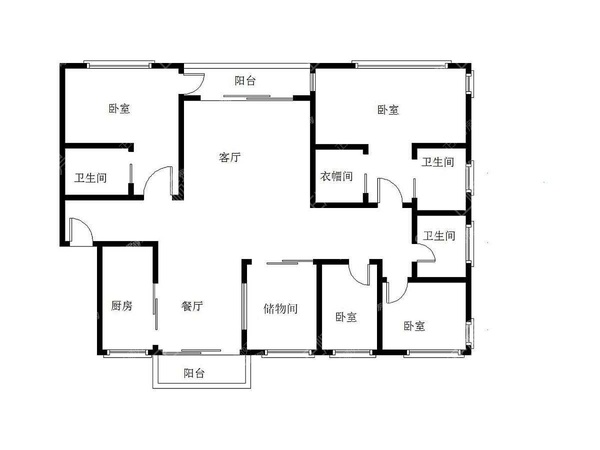 华发新城五期4室2厅3卫在售房源图片