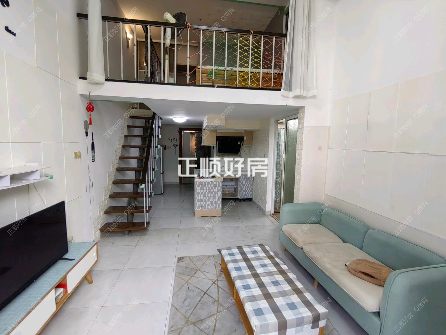 吉大 中电大厦旁 东方顺景 小复式 1房1厅，格局好