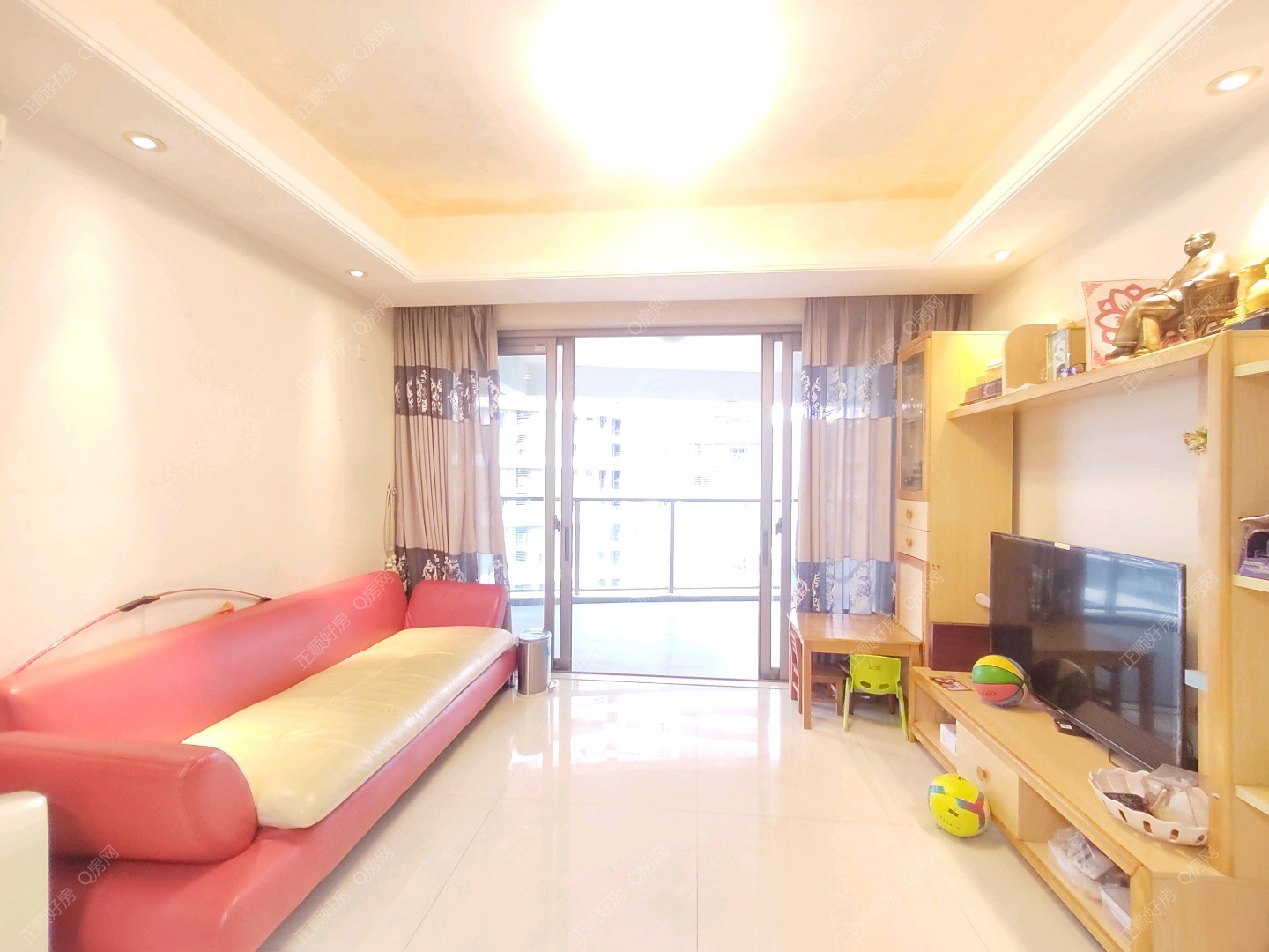 格力广场好景观！高层南向大2房！带超大阳台！