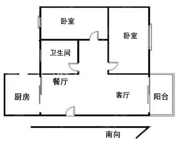 山水花城3室1厅1卫在售房源图片