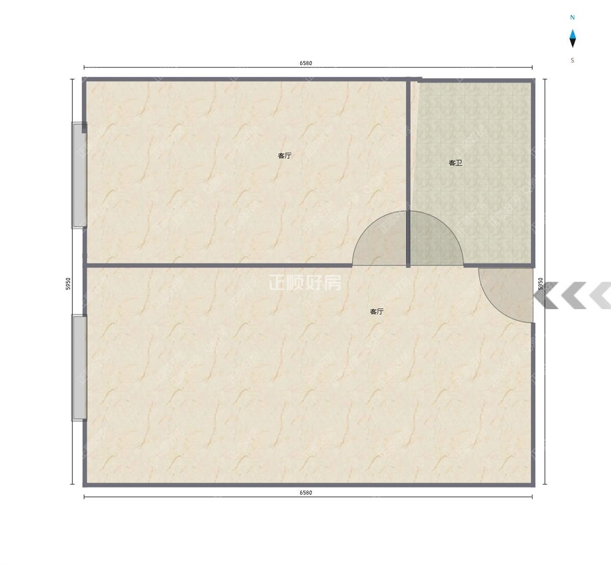 天朗海峰 商住两用  交通方便 可办公可自住 