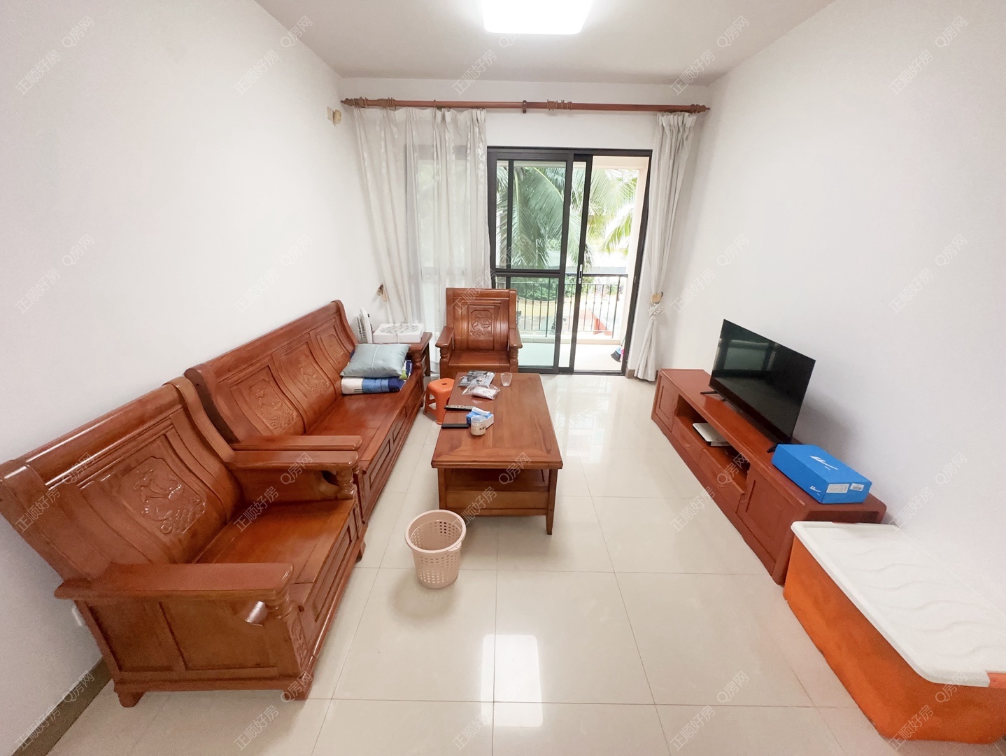 南屏 华发新城一期 稀缺朝南2房  家私家电齐全 