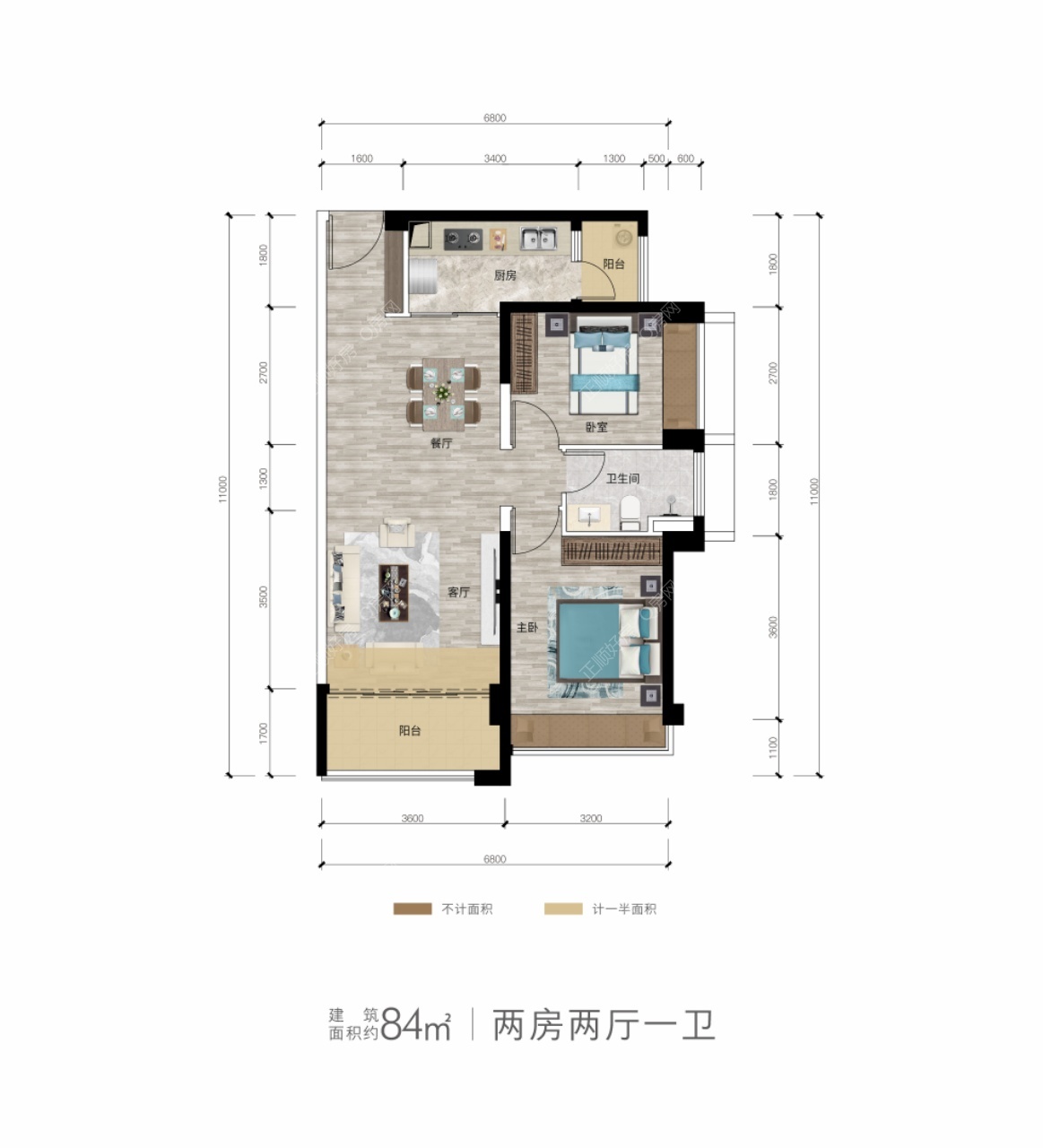 世荣峰景广场 - 户型图