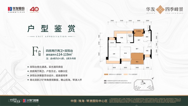 琴澳新城四季峰景 - 户型图