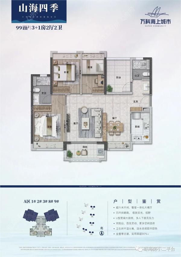 万科海上城市 - 户型图