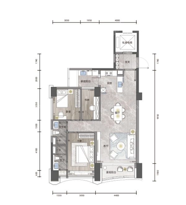 华发云玺 - 户型图