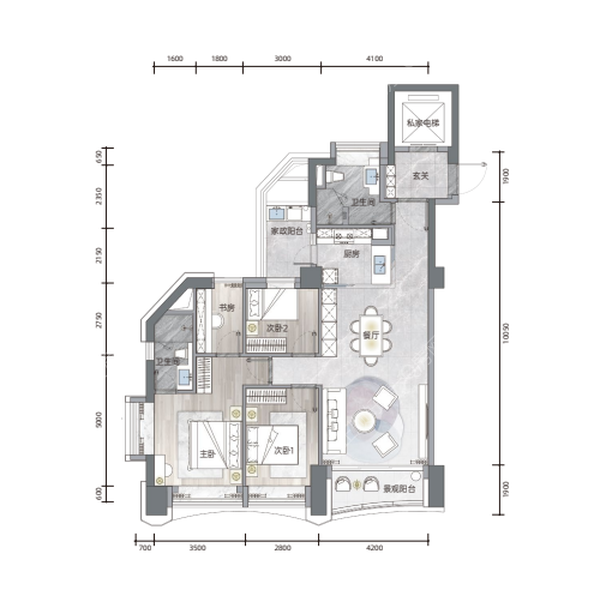 华发云玺 - 户型图