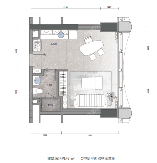 九洲湾 - 户型图