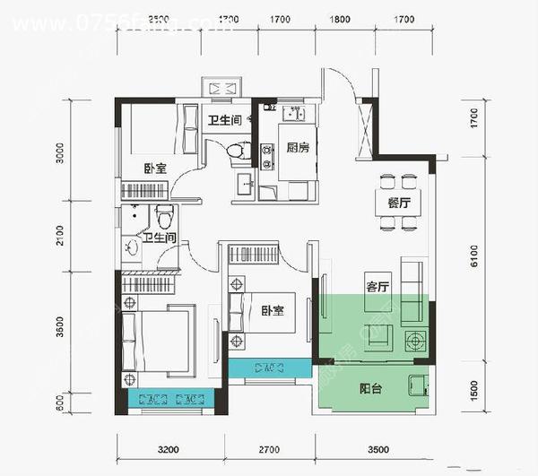 金地格林泊乐 - 户型图