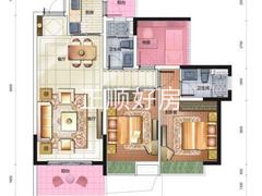 6栋01房106平米户型