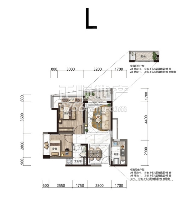 华发国际海岸 - 户型图