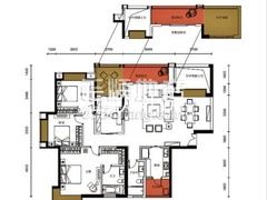 锦园3栋2单元02户型图