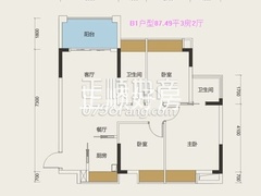 B1户型87.49平3房2厅.jpg