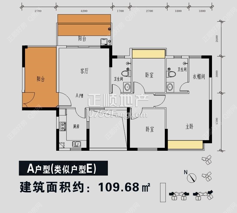 1栋 03户型 109㎡