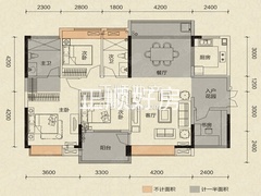 01户型4房2厅卫__120m2（南北通透）