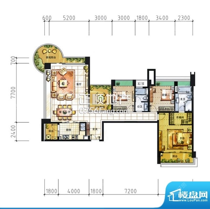 红树湾一期2-2-01户型160.1平.jpg