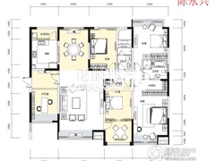 143平3房.01户型，小区专家 13750080731