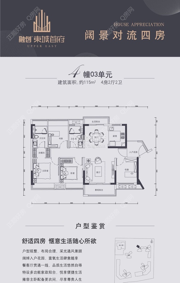 融创东城首府 - 户型图