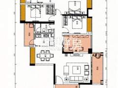 锦园8栋2单元01户型151平米