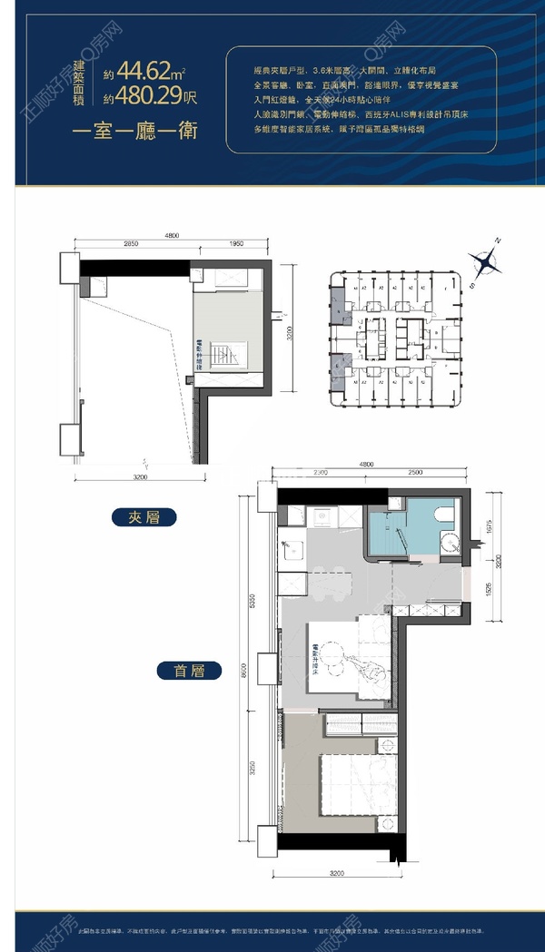 横琴湾区1号 - 户型图