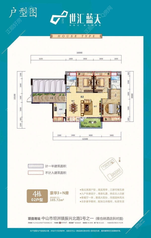 百变户型3+N房