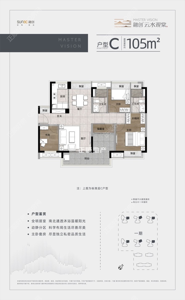 融创云水观棠 - 户型图