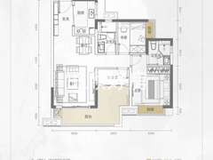 95㎡三房两厅两卫朝南