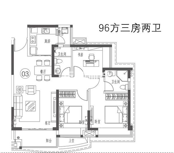 27栋 0203 户型