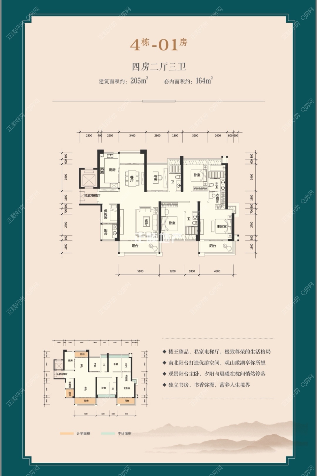 4栋205平