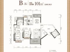 一栋一单元01，五栋二单元03，101平