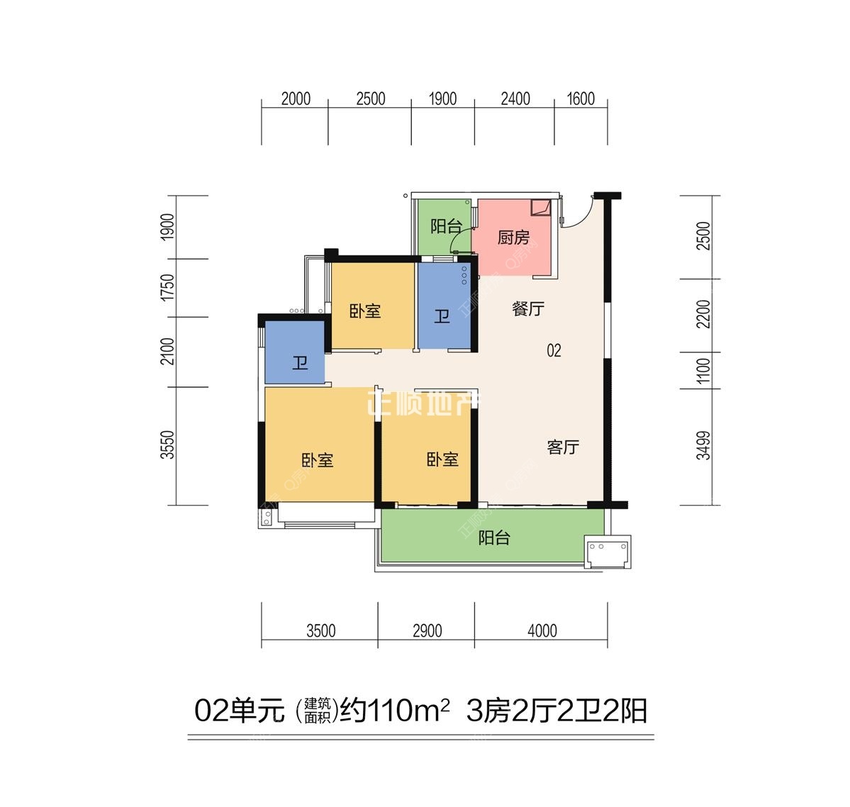 五期3区南向3房