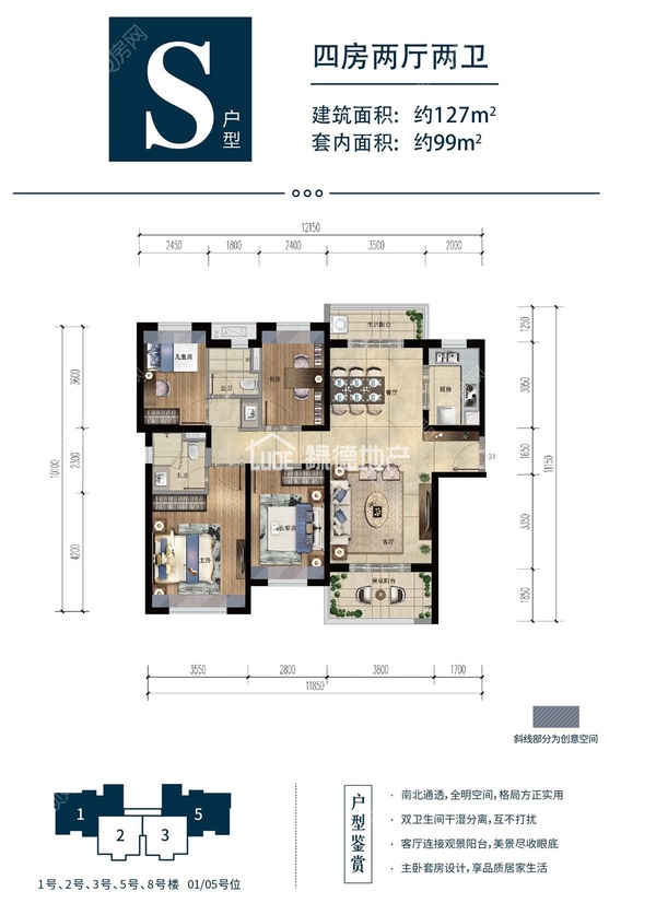 雅居乐金沙湾 - 户型图