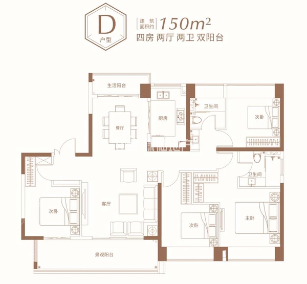 华侨城.曦海岸 - 户型图