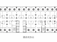 酒店办公平面图