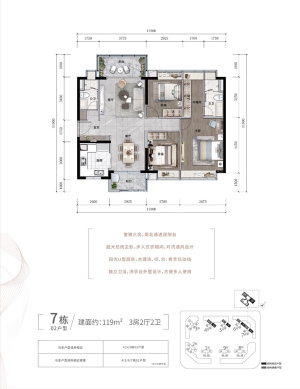 时代美宸 - 户型图