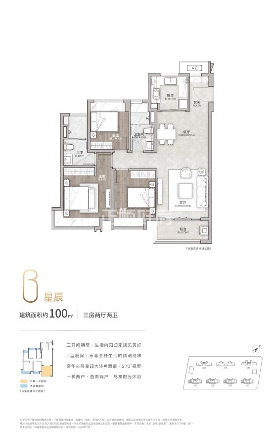 100平方
