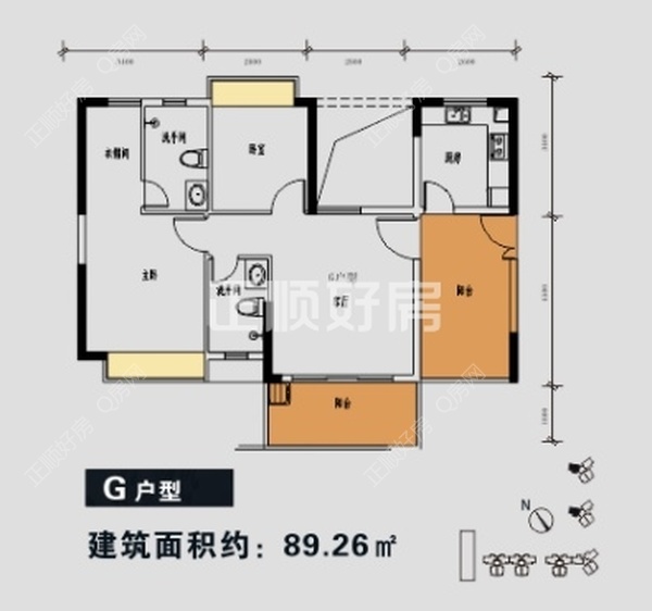 金碧丽江誉诚花园 - 户型图