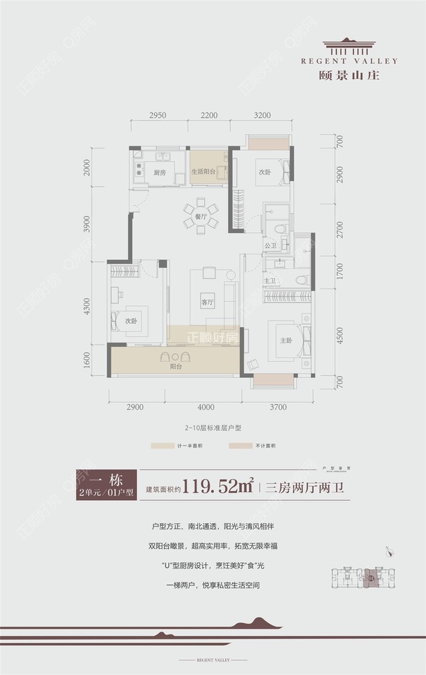 颐景山庄 - 户型图