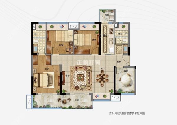 福晟钱隆御府 - 户型图