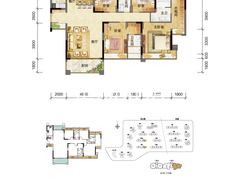 奢阔四房 双套房设计