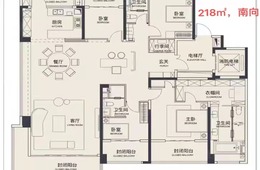 218平四房两厅三卫