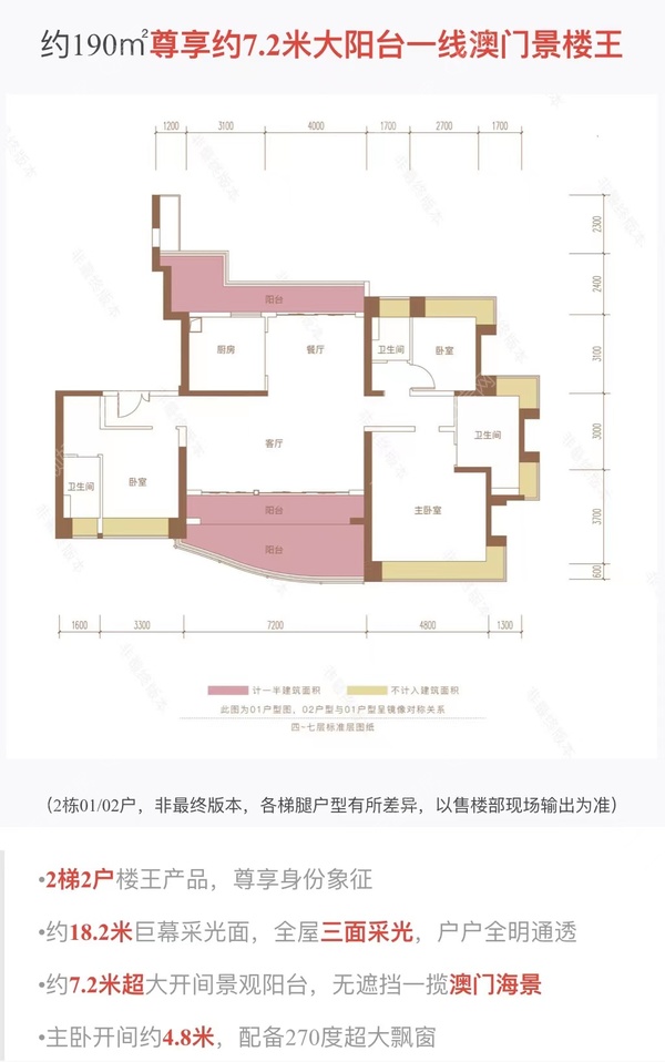 华发广场横琴府 - 户型图