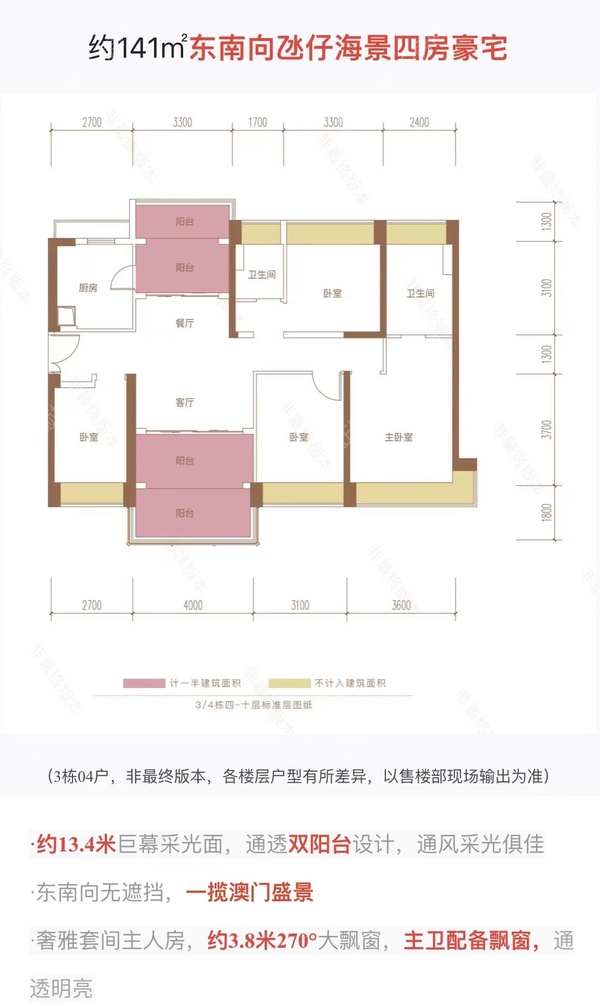 华发广场横琴府 - 户型图